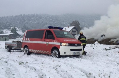 Požar v objektu 28.4.2016